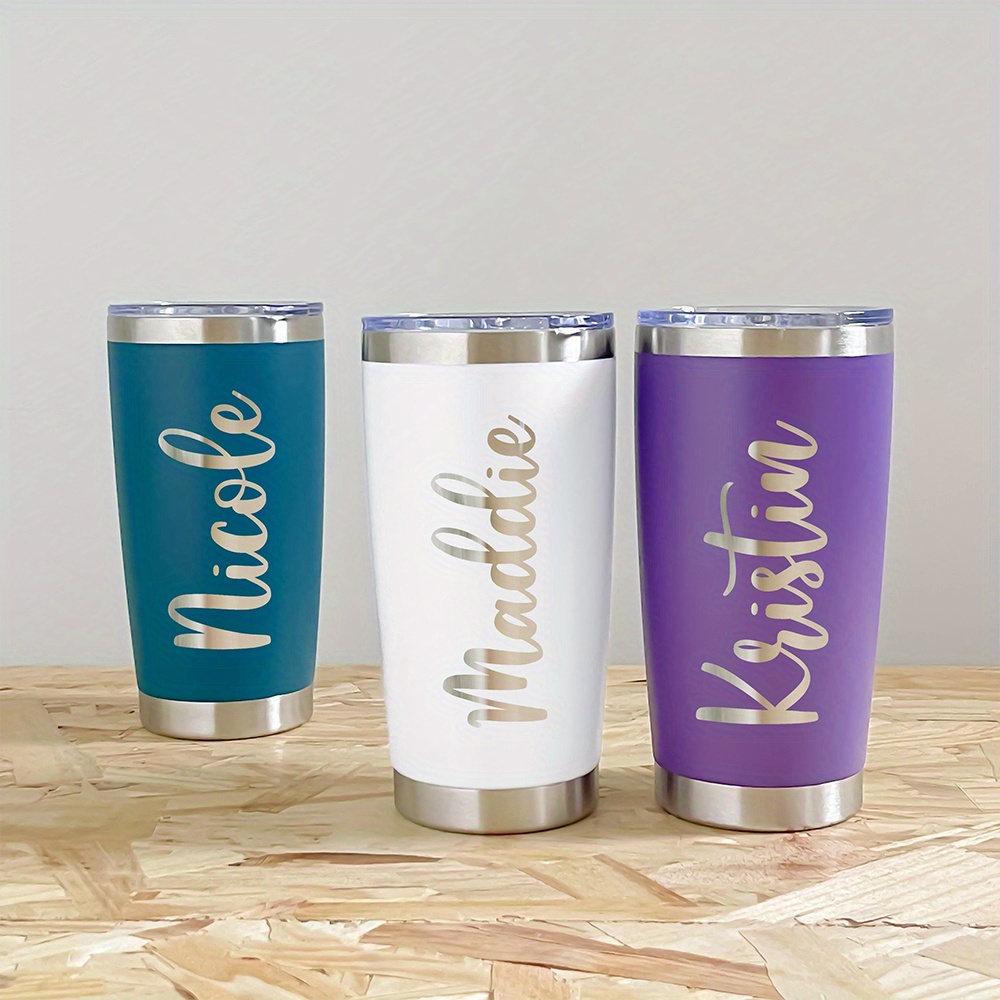 Coffee Tea Name - Персонализированный термос из нержавеющей стали объемом