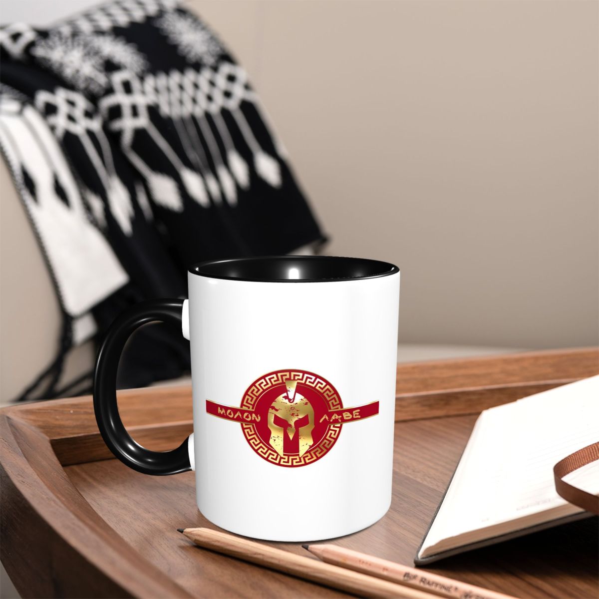 Кружка с логотипом шлема спарт – обзор и цена Coffee Tea Name