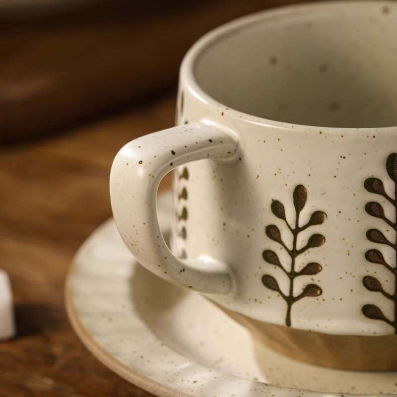 Керамическая чашка в стиле рет – обзор и цена Coffee Tea And Sugar Set